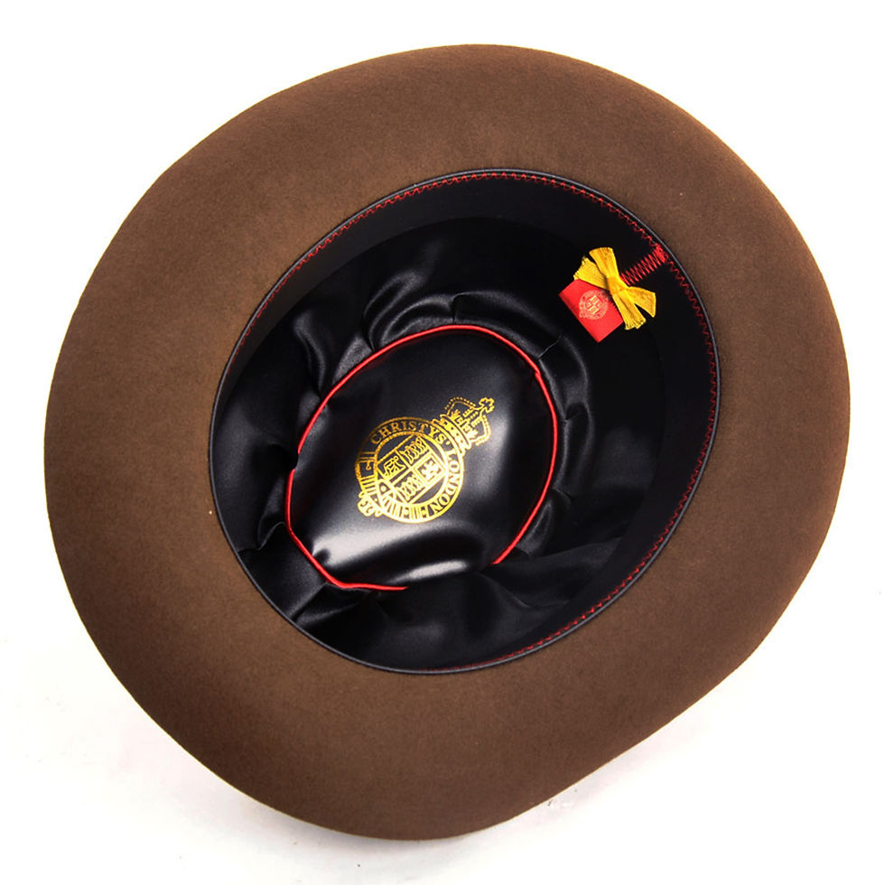Thumbnail: CHRISTY'S LONDON Chepstow Wool Felt Fedora Hat Brown