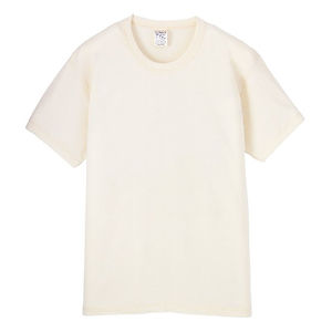 S.O.S FROM TEXAS Organic Cotton Crew Neck Tee Natural