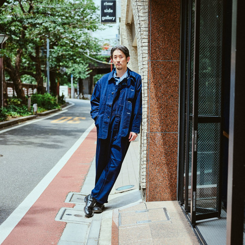 POST O'ALLS No.1 Jacket Flat Twill Indigo | Pereffs