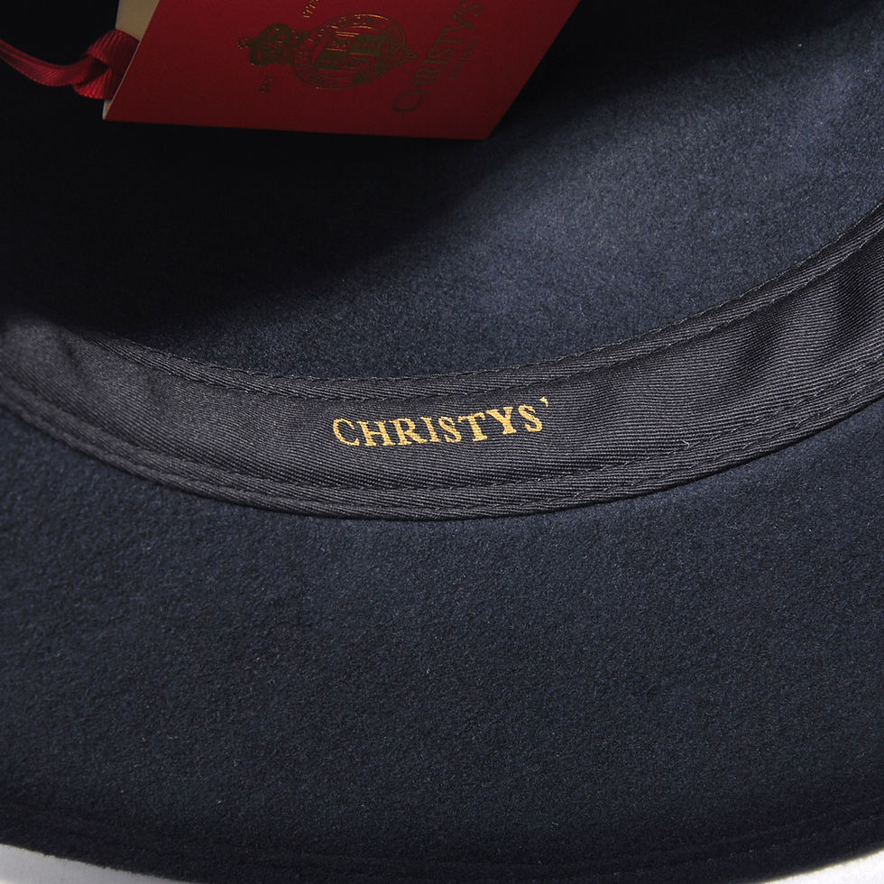 Thumbnail: CHRISTYS’ LONDON Crushable Wool Felt Safari Hat Navy