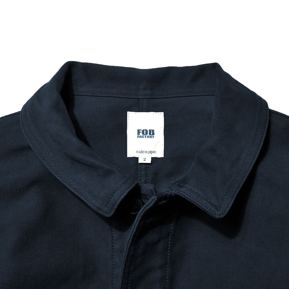Thumbnail: FOB FACTORY French Moleskin Jacket Navy