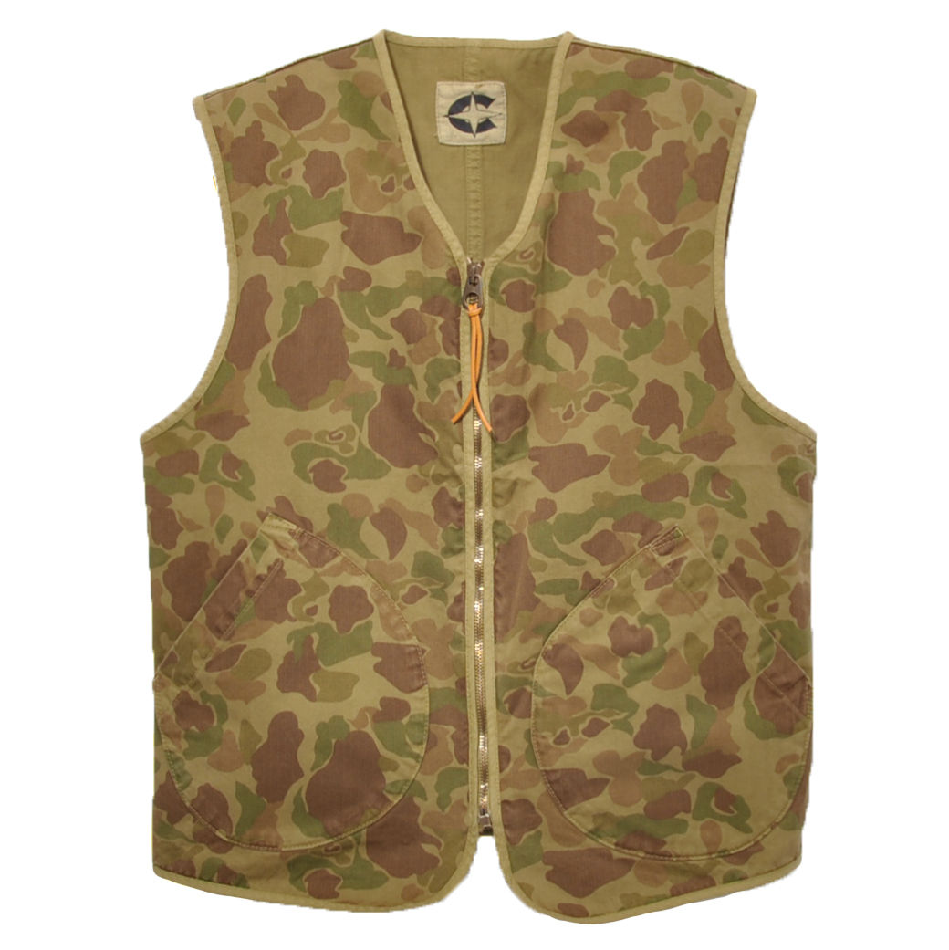 CHESAPEAKE'S Scott HBT Deck Vest Forgskin Camo