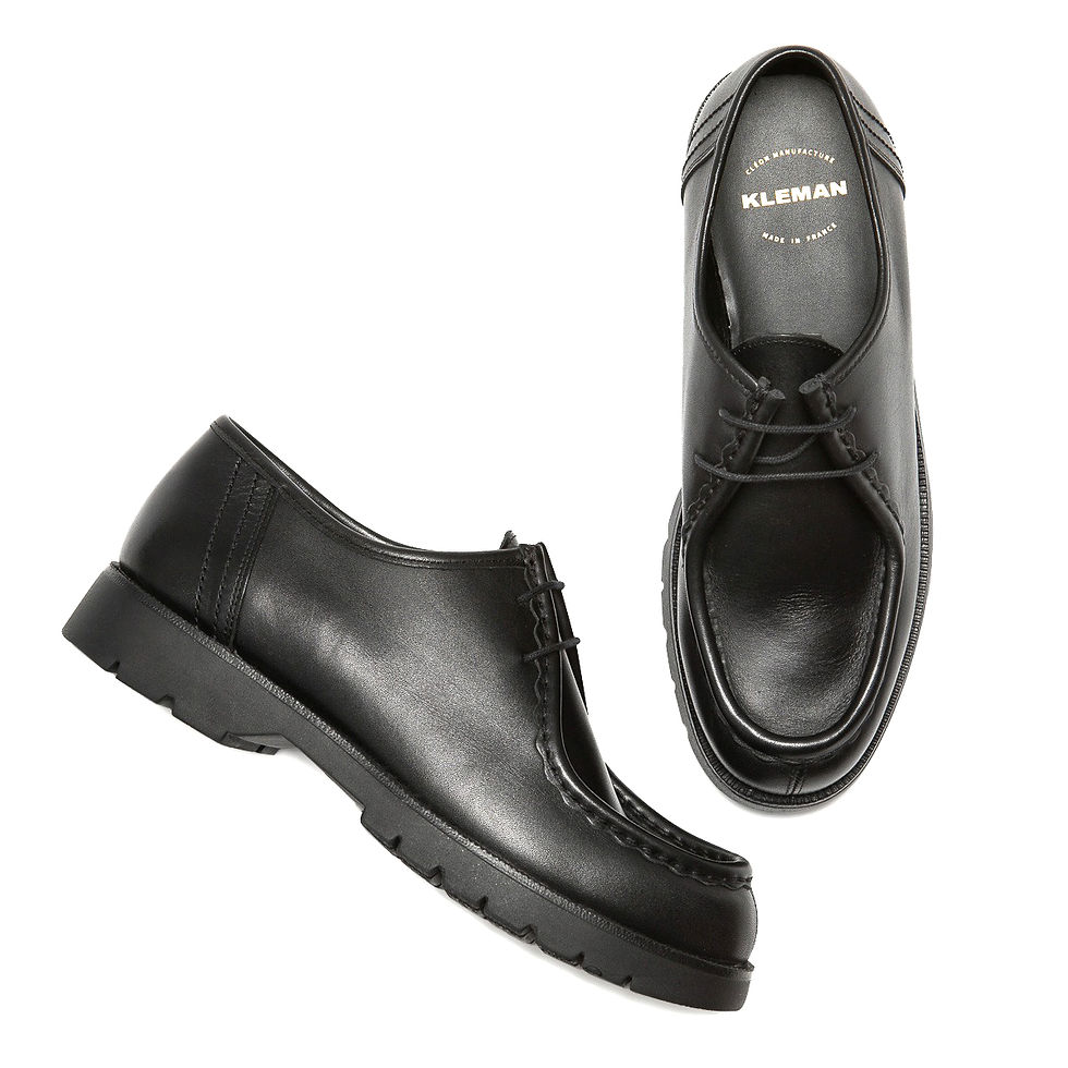【美品】KLEMAN クレマン PADROR BLACK 42 Men's Kleman Padror Shoe | Lug Sole Derby | Black