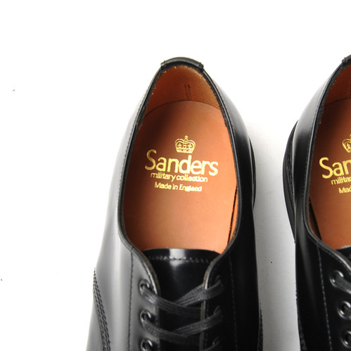 靴 SANDERS MILITARY DERBY 8803B UK6 BLACK Sanders