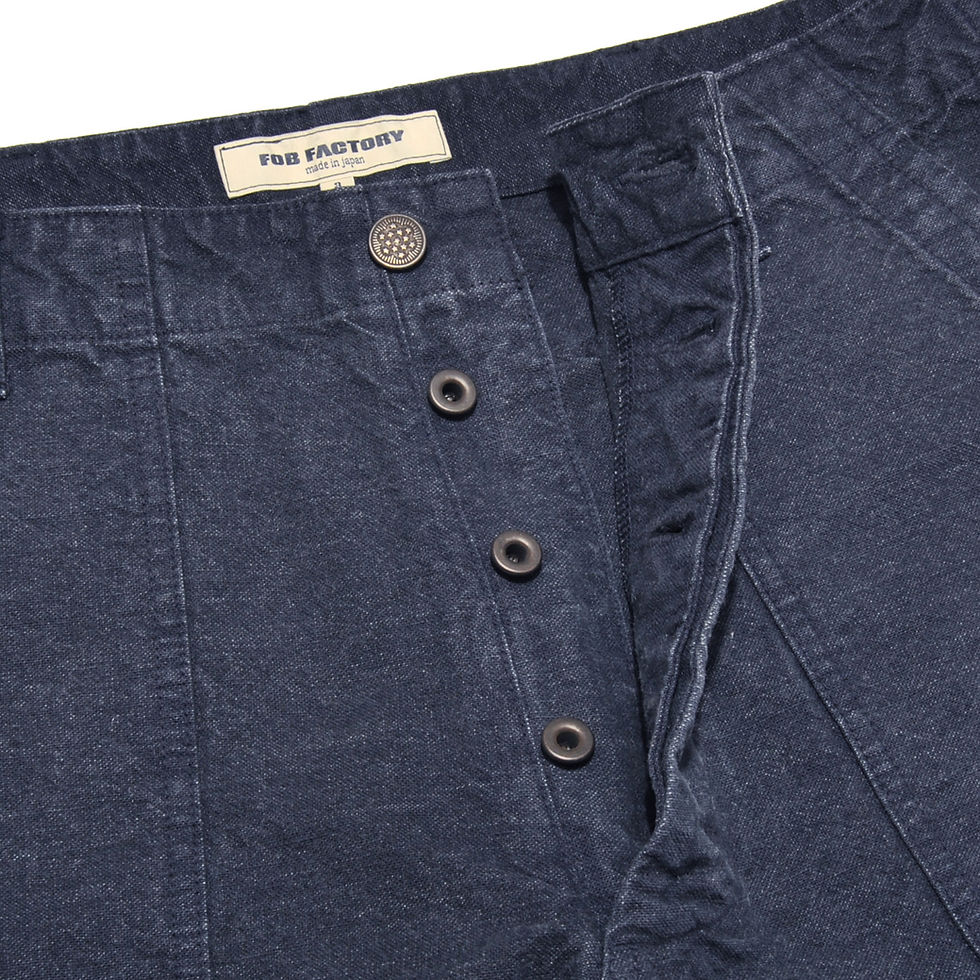 Thumbnail: FOB FACTORY C/H Fatigue Pants Navy