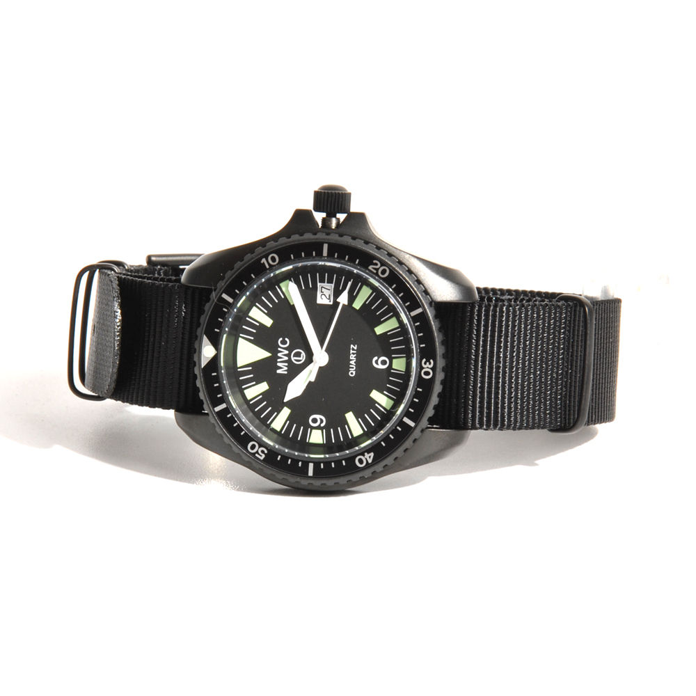 MWC NATO Pattern Quartz PVD Military Divers Watch with Sapphire Crystal