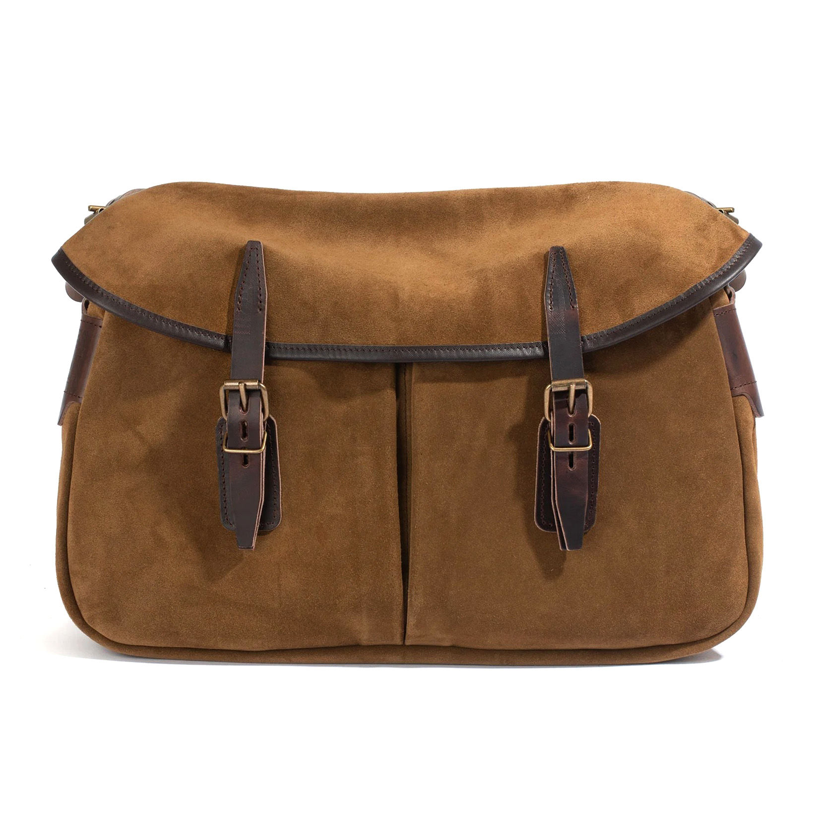 BLEU DE CHAUFFE Fisherman's Musette M Suede Tobacco