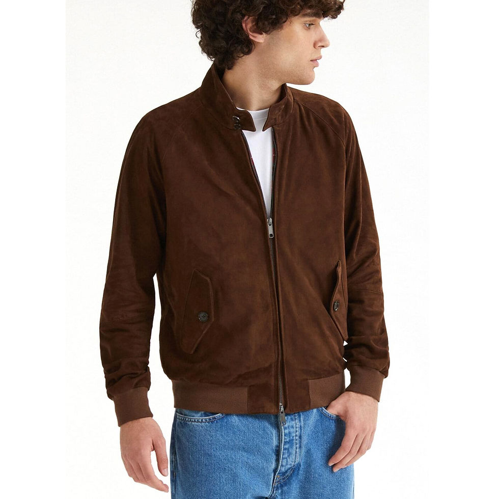 Thumbnail: BARACUTA G9 Suede Chocolate