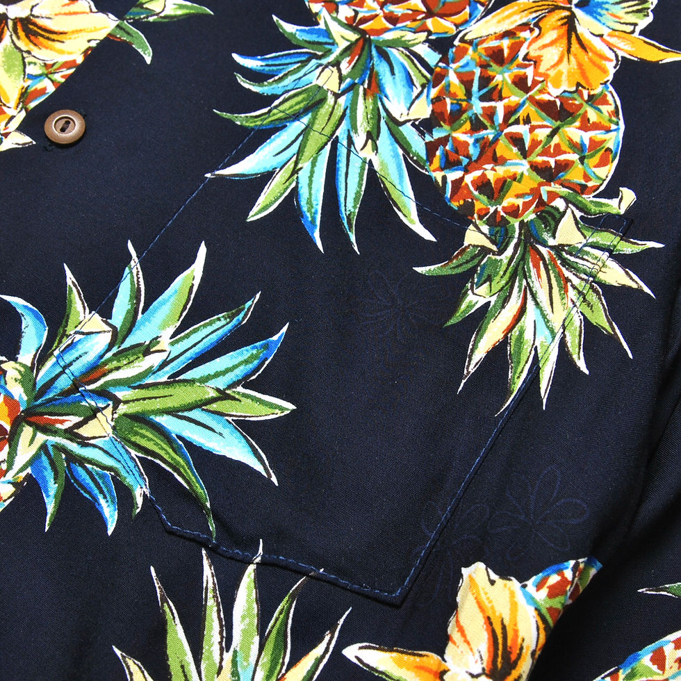 Thumbnail: TWO PALMS Golden Pineapple Navy