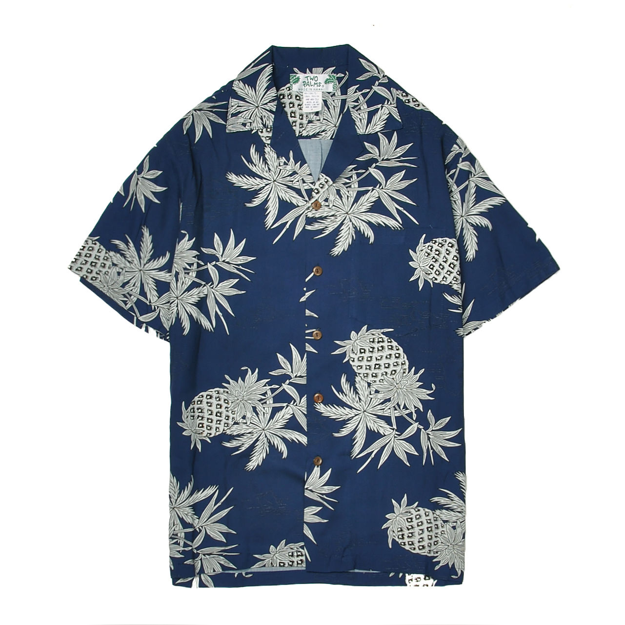 TWO PALMS Pineapple Map Navy