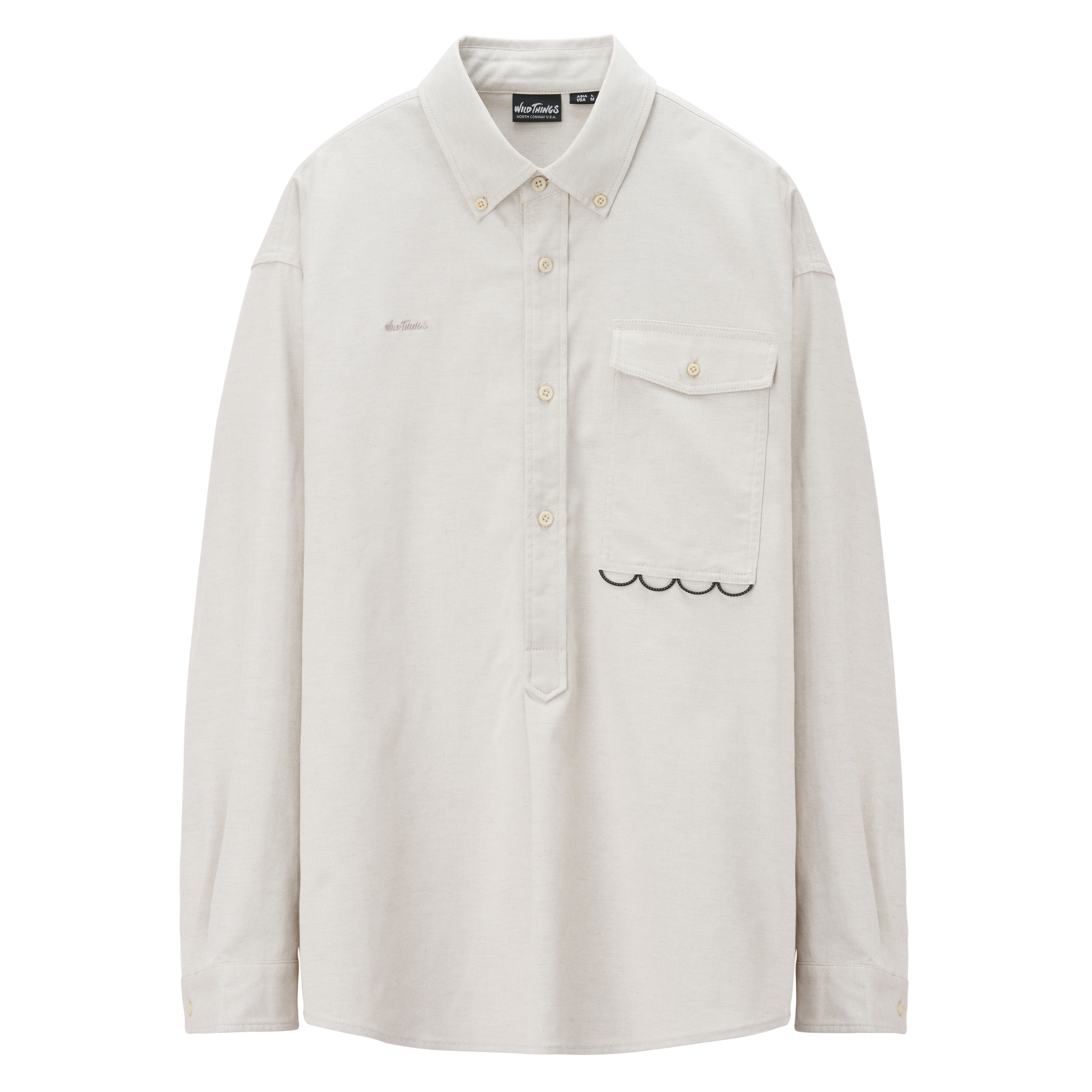 WILD THINGS Campers BD Pullover Light Beige