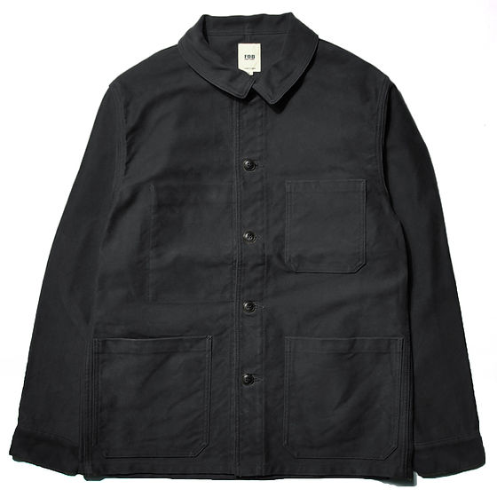 FOB FACTORY French Moleskin Jacket Black | Pereffs
