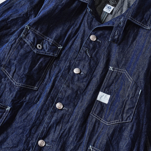 POST O'ALLS Engineer's Jacket 10oz. Indigo Denim | Pereffs