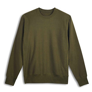 HOUSE OF BLANKS Crewneck Sweatshirt Olive Drab