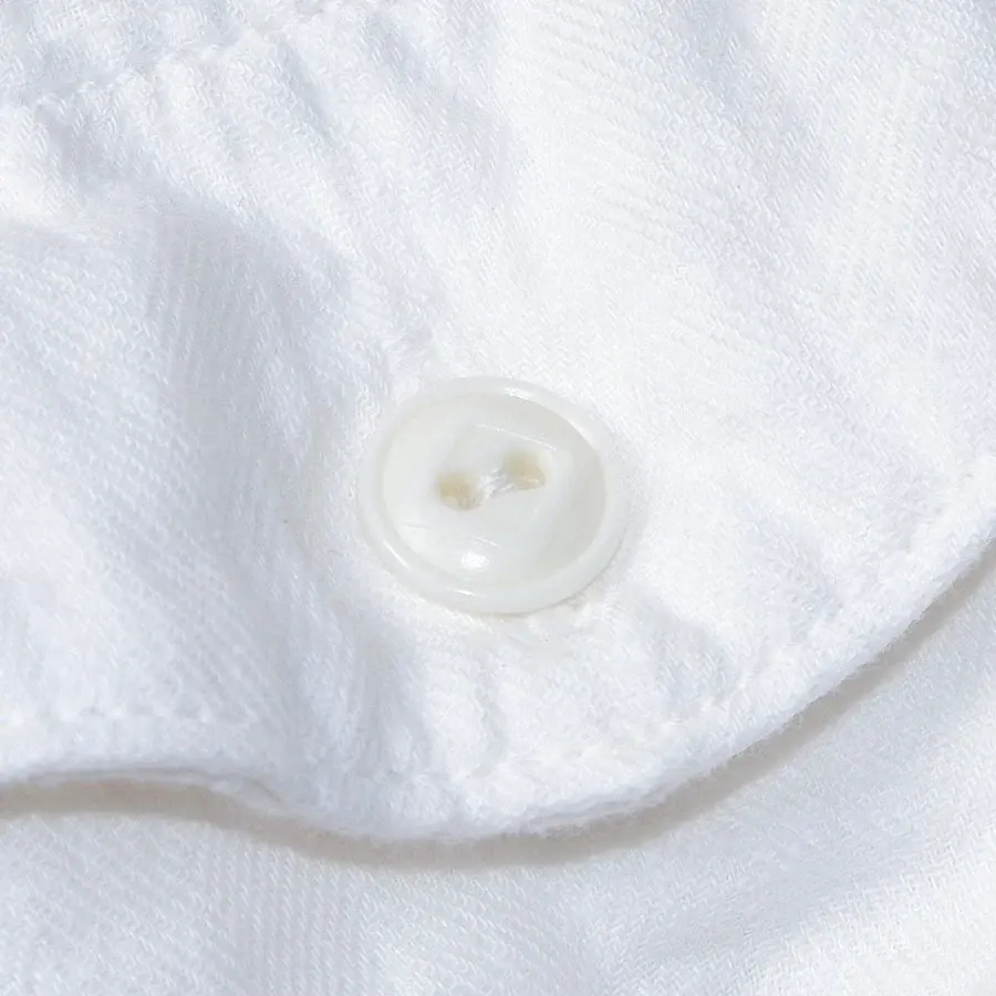 Thumbnail: UES DENIM  Herringbone Double Gauze Shirt White