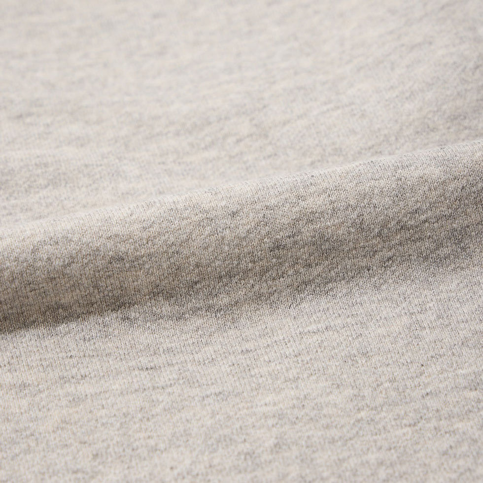 Thumbnail: FELCO Classic Fit 10oz Terry V Neck Button Cardigan Twisted Grey