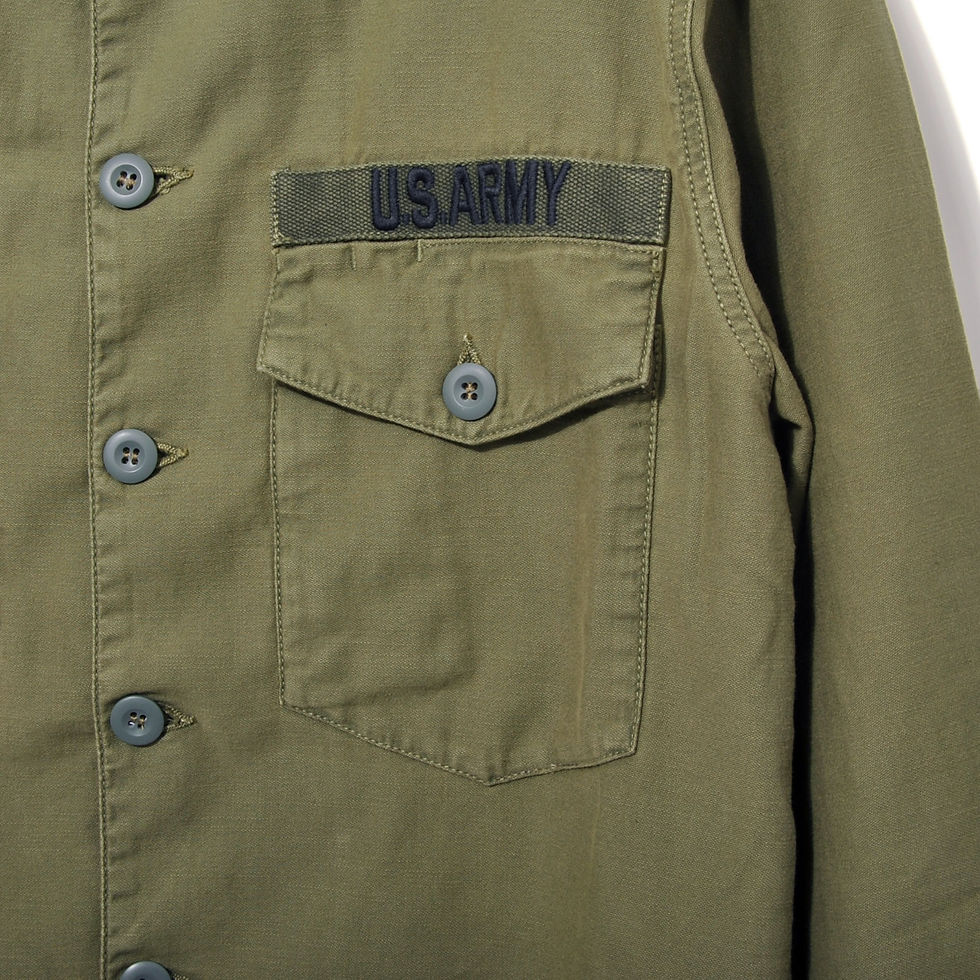 Thumbnail: CHESAPEAKE'S Jones US Army Nam Shirt Military Green