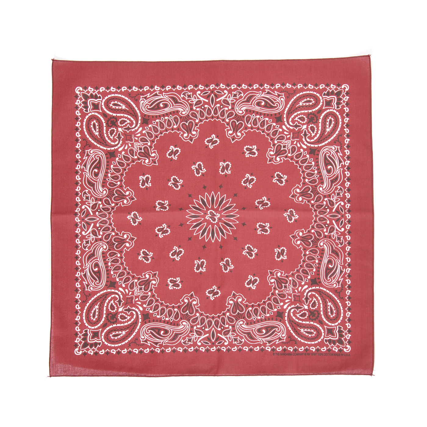 HAV A HANK Traditional Paisleys Bandanna Burgundy