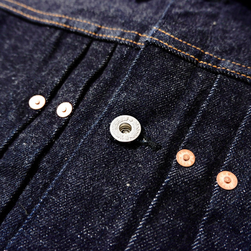 FOB FACTORY F2432 Selvedge Garage Denim Jacket | Pereffs