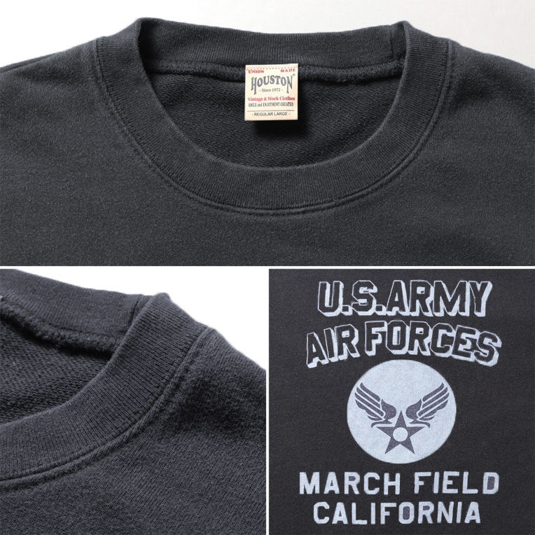 Thumbnail: HOUSTON Powder Frost Military Sweat US Army Black