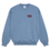 Thumbnail: POLAR SKATE CO. Dave Crewneck Earthquake Oxford Blue