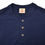 Thumbnail: GOODWEAR Classic Fit Long Sleeve Henley Neck Tee Navy