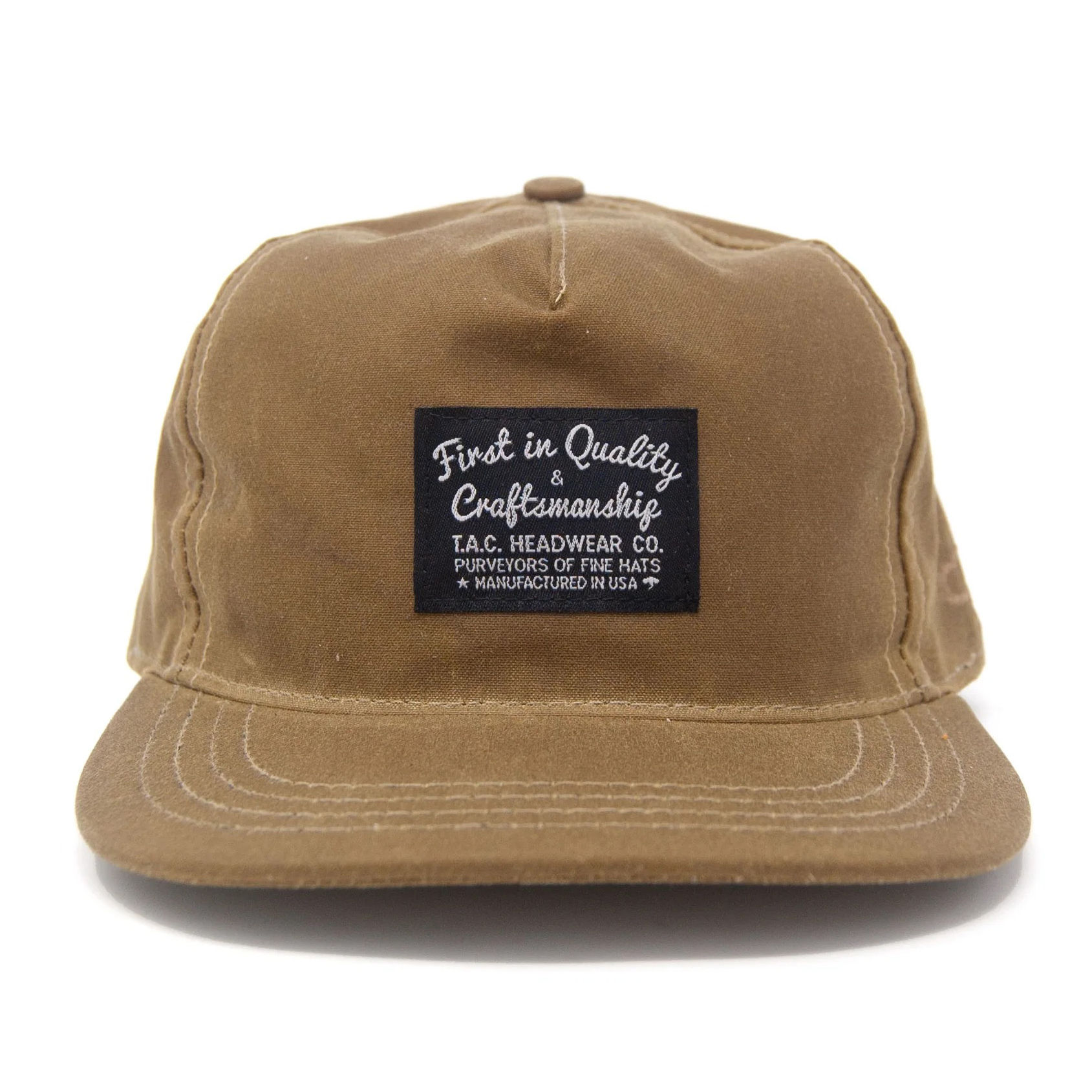 THE AMPAL CREATIVE Wax II Snapback Khaki