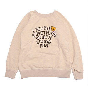 MIXTA Crew Neck Sweat Ragran Mixtiger Oatmeal