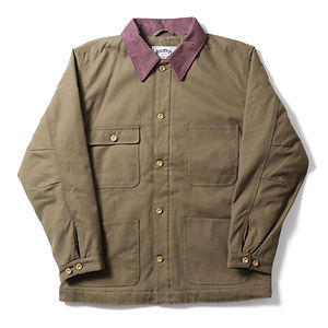 HOUSTON Solid Viyella Coverall Olive