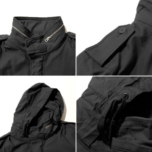 HOUSTON M-65 Jacket with Liner Black | Pereffs