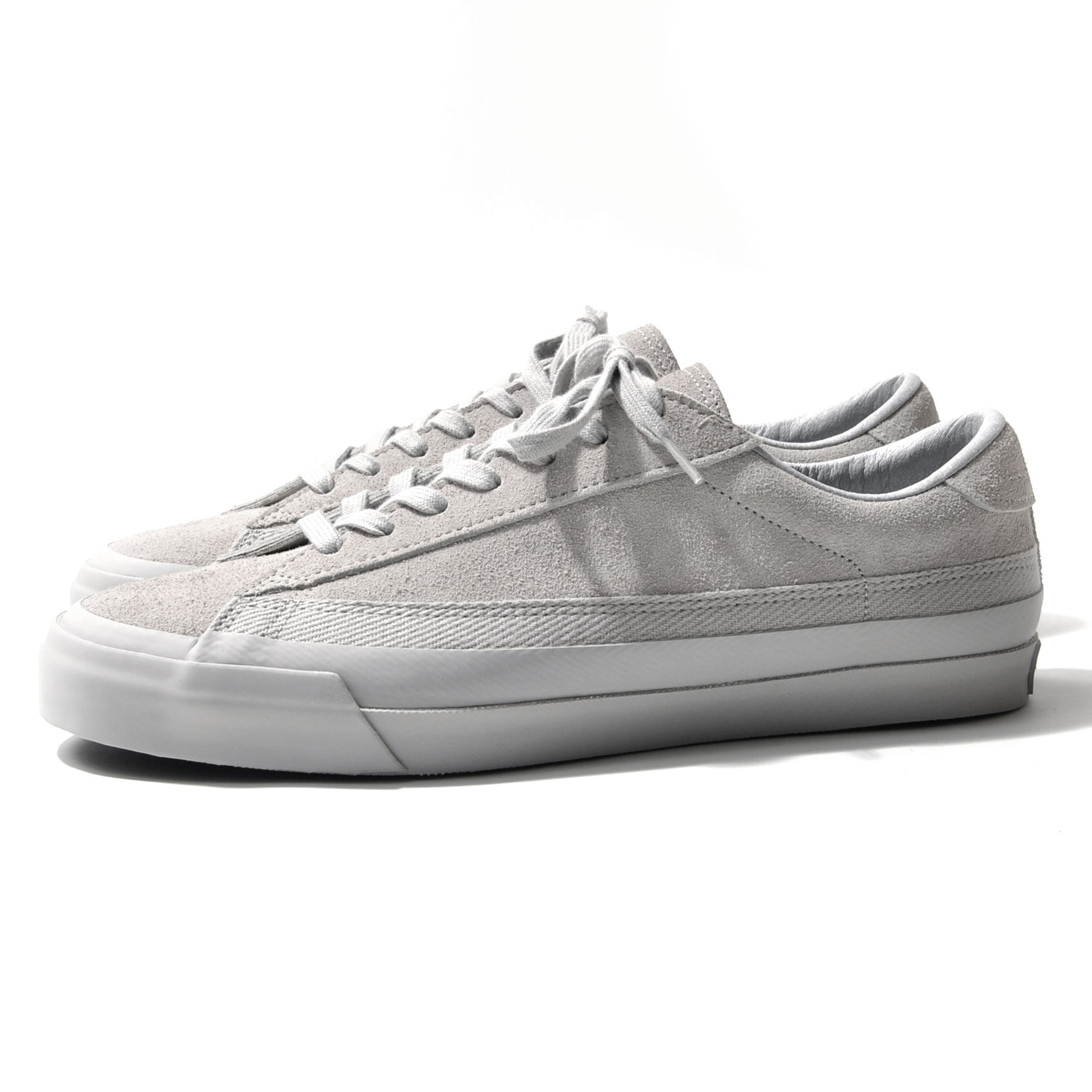 ASAHI SHOES Asahi Belted Low Suede Gray