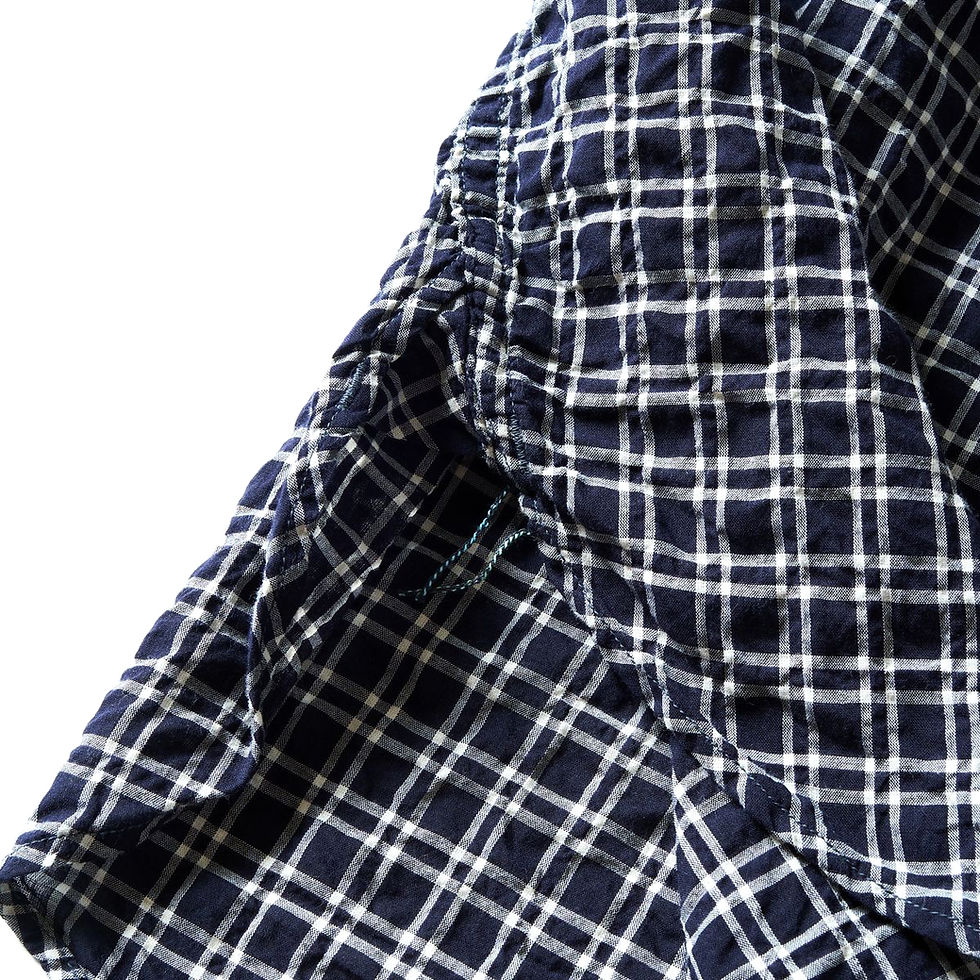 Thumbnail: POST O'ALLS No.6 Shirt S/S Navy Plaid