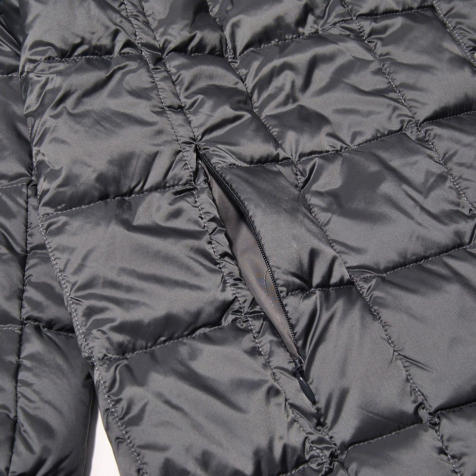 Thumbnail: TAION V Neck Button Down Jacket Dark Charcoal
