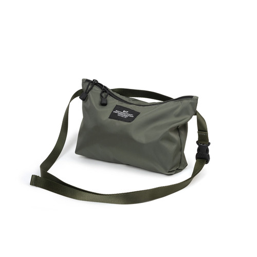 BAGS IN PROGRESS Fannypack Crossbody Nylon Twill Khaki Green Pereffs