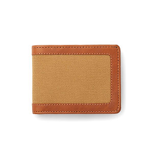 FILSON Mesh Outfitter Wallet Dark Tan