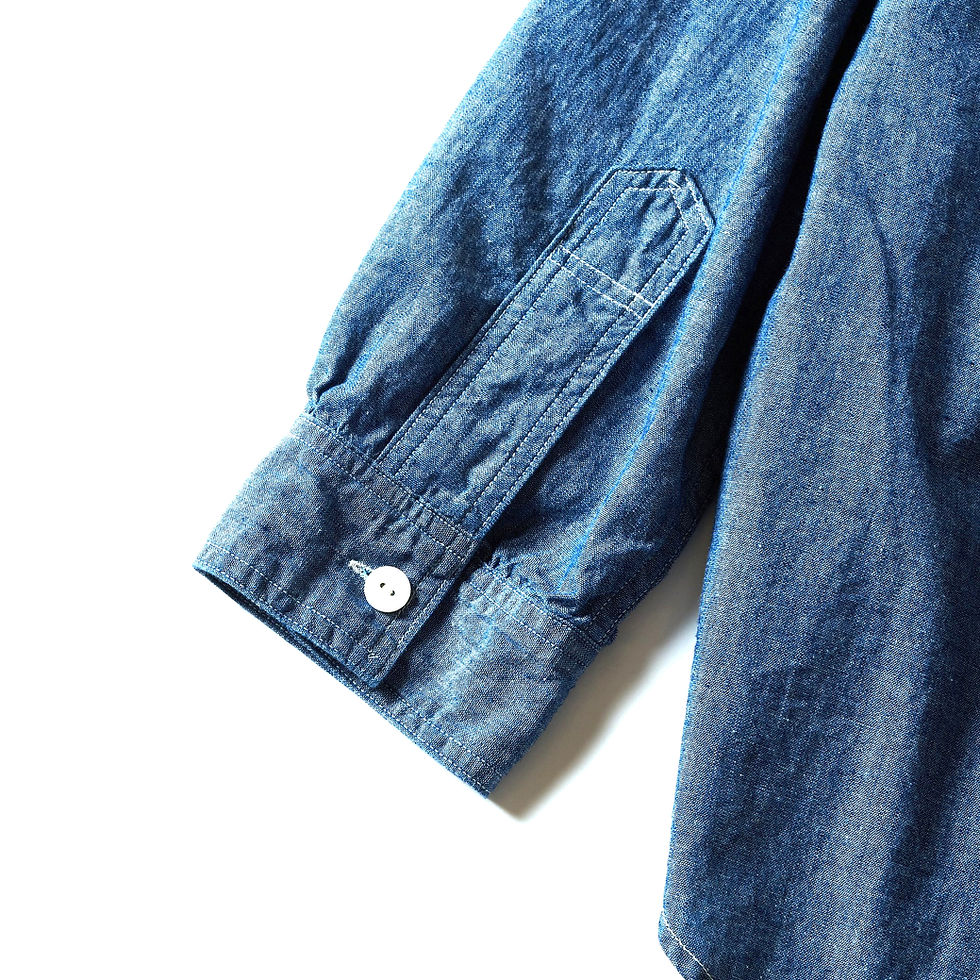 Thumbnail: POST O'ALLS No.1 Shirt MV Classic Chambray Indigo