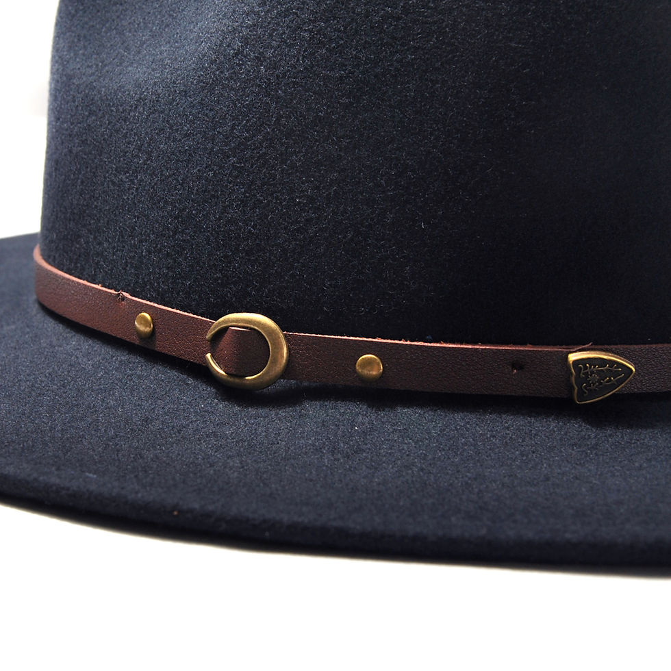 Thumbnail: CHRISTYS’ LONDON Crushable Wool Felt Safari Hat Navy
