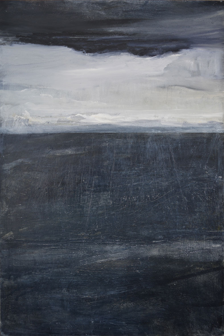 Cloud bank over dark sea 2014