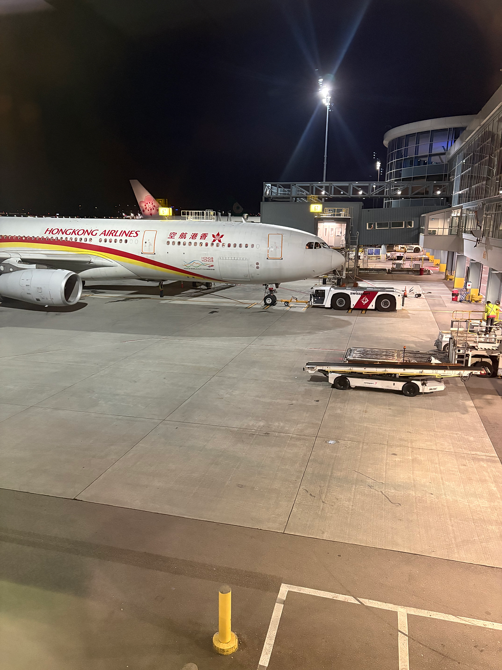 Avion vers la destination finale