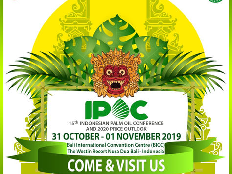 IPOC 2019 : The 15th Indonesian Palm Oil Conference and 2020 Price Outlook.