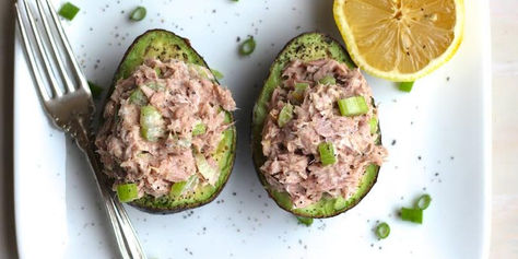 Healthy Tuna Salad Stuffed Avocado