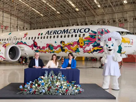 Aeroméxico y Bimbo apuestan por combustible sostenible de aviación