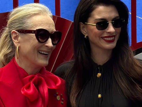 Anne Hathaway y Meryl Streep deslumbran México