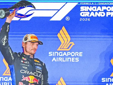 Verstappen gana por primera vez en Singapur y llega a 73 victorias
