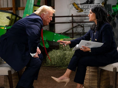 “Lo siento, se acabó”: Trump corta entrevista en plena transmisión