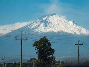 Popocatépetl se cubre de nieve en primavera