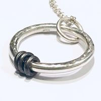 Thumbnail: Fiddle Pendant, Spinner Ring Pendant, Anxiety Jewellery