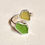 Thumbnail: Sea Glass Twin Ashes Memorial Ring