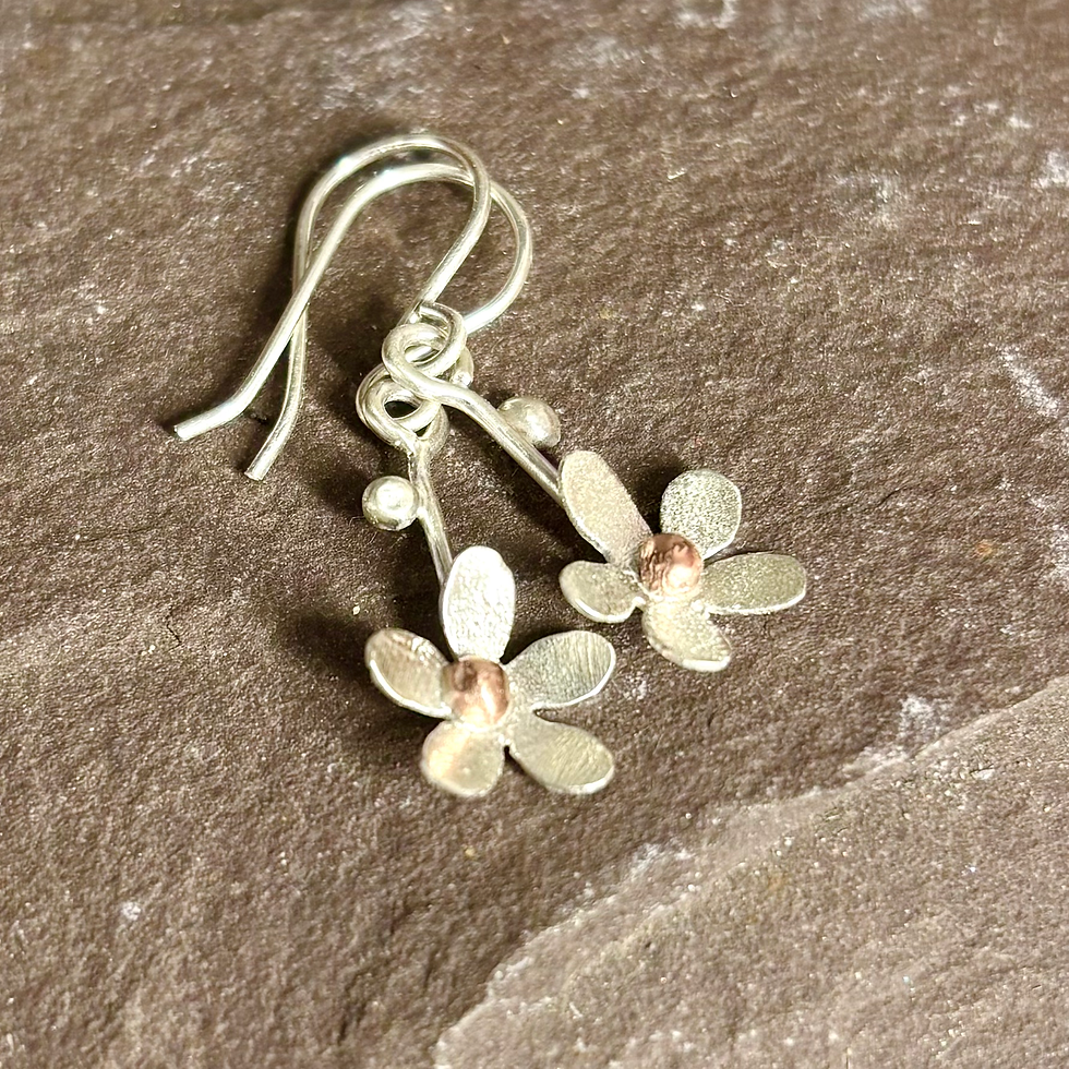 Thumbnail: Flower Stem Earrings