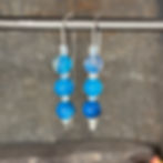 Thumbnail: Gemstone 3 Drop Earrings in Silver